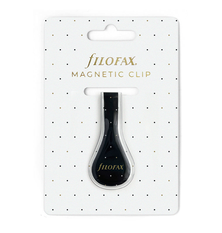 Moonlight Magnetic Clip by Filofax with packaging