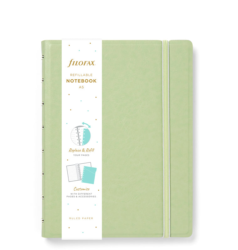 Filofax Notebook Pastel Sage A5 179544