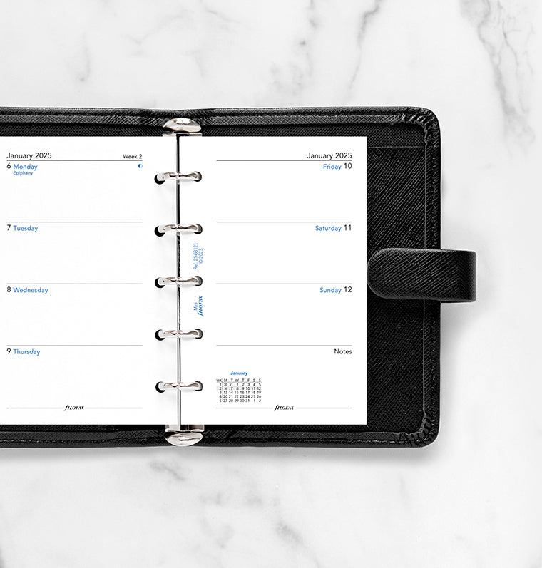 Filofax kalendář týden/2 strany 2026, Mini, anglický 26-68121