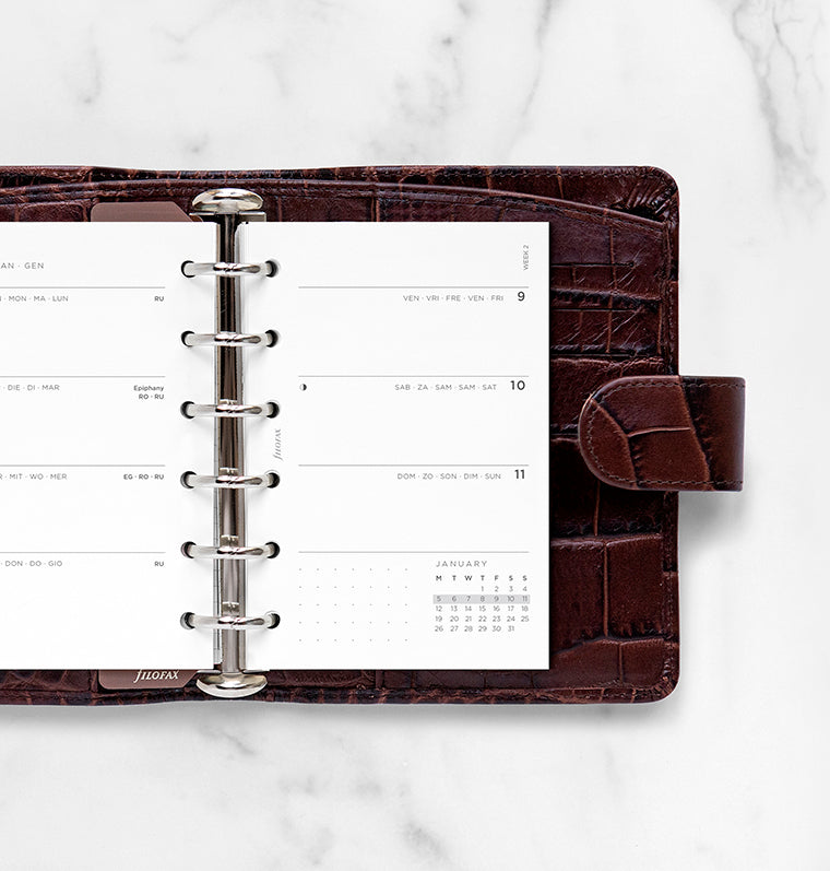 Filofax set do diáře Minimal 2026, Kapesní 26-68290