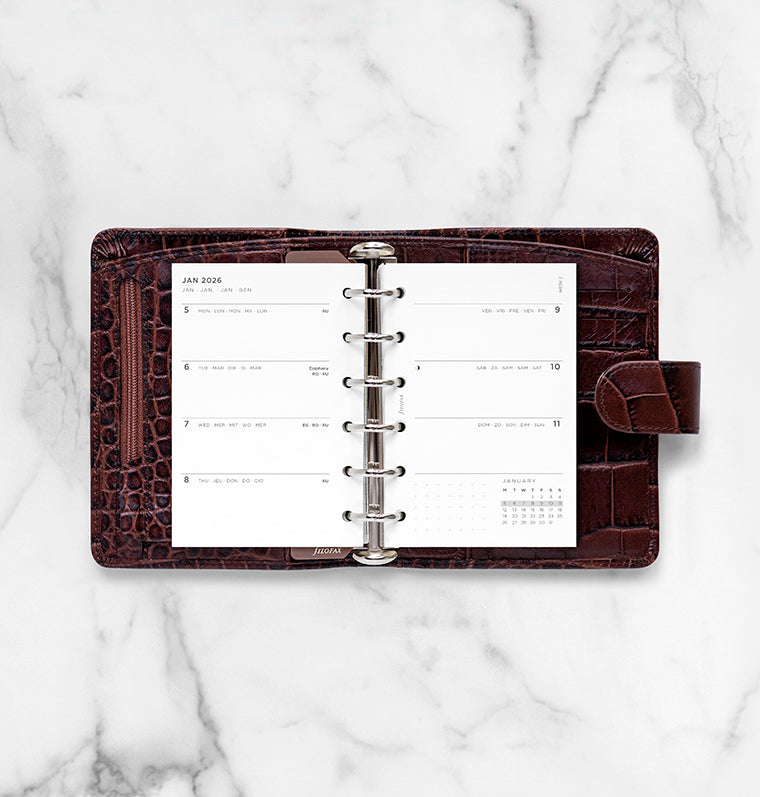 Filofax set do diáře Minimal 2026, Kapesní 26-68290