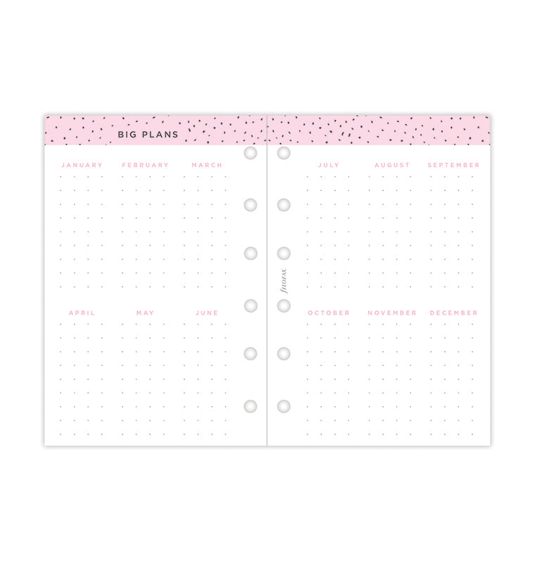 Filofax set do diáře Confetti 2026, Kapesní 26-68291