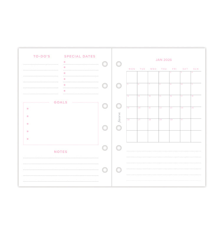 Filofax set do diáře Confetti 2026, Kapesní 26-68291