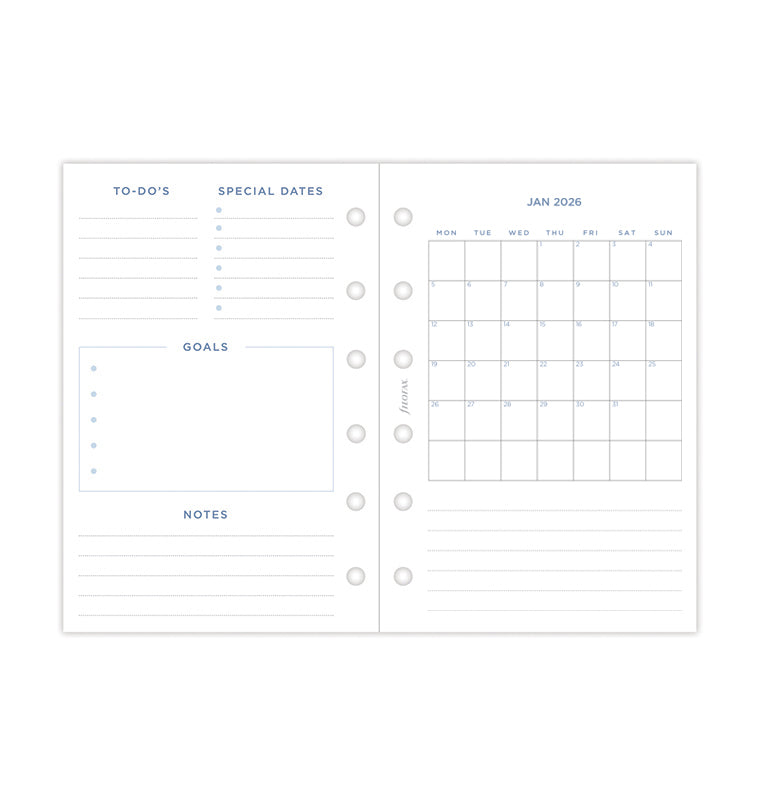 Filofax set do diáře Garden 2026, Kapesní 26-68292
