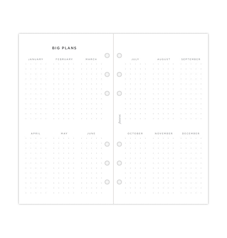 Filofax set do diáře Minimal 2026, Osobní 26-68490
