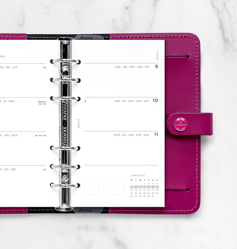 Filofax set do diáře Minimal 2026, Osobní 26-68490