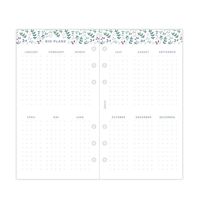 Filofax set do diáře Garden 2026, Osobní 26-68492