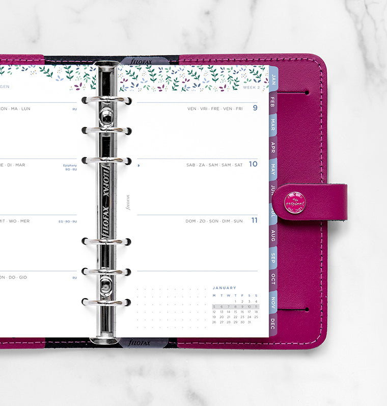 Filofax set do diáře Garden 2026, Osobní 26-68492