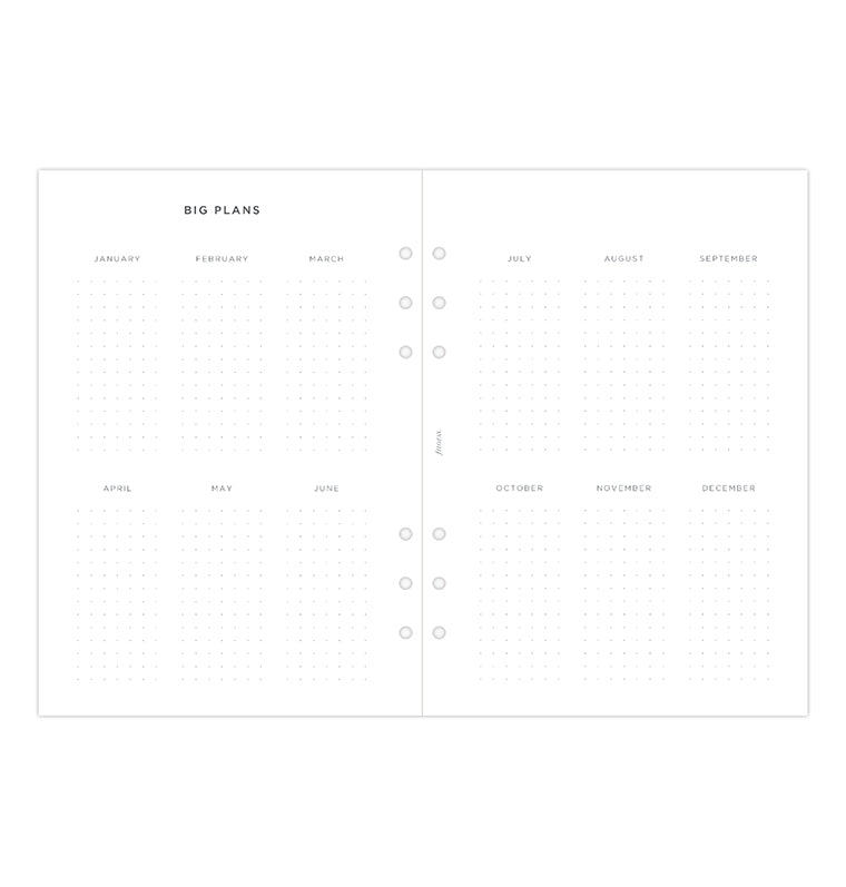 Filofax set do diáře Minimal 2026, A5 26-68590