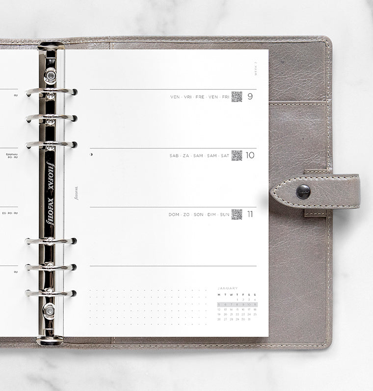 Filofax set do diáře Minimal 2026, A5 26-68590