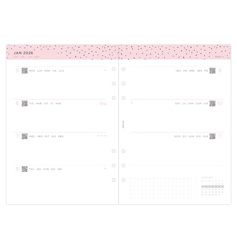 Filofax set do diáře Confetti 2026, A5 26-68591