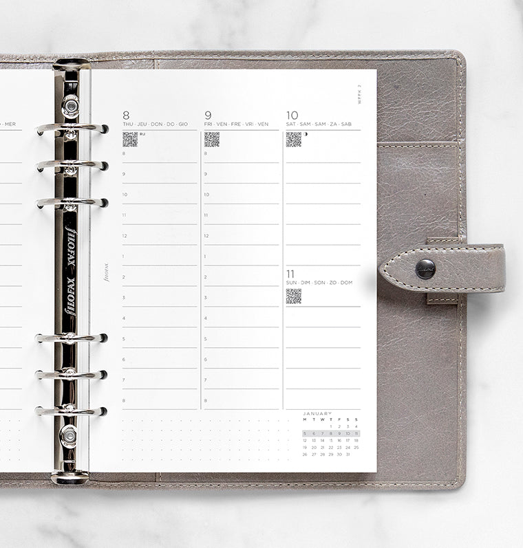 Filofax set do diáře Minimal vertikální 2026, A5 26-68593