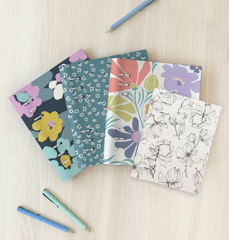 diář Clipbook Floral A5