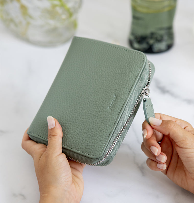 diář Norfolk Zip, Kapesní Compact Sage