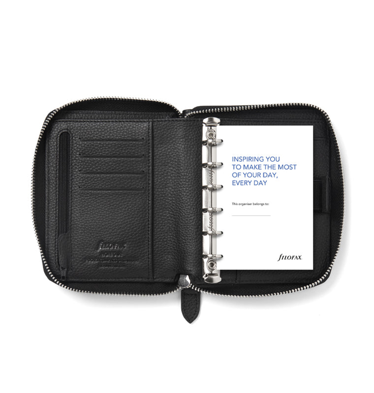 diář Norfolk Zip, Kapesní Compact Black