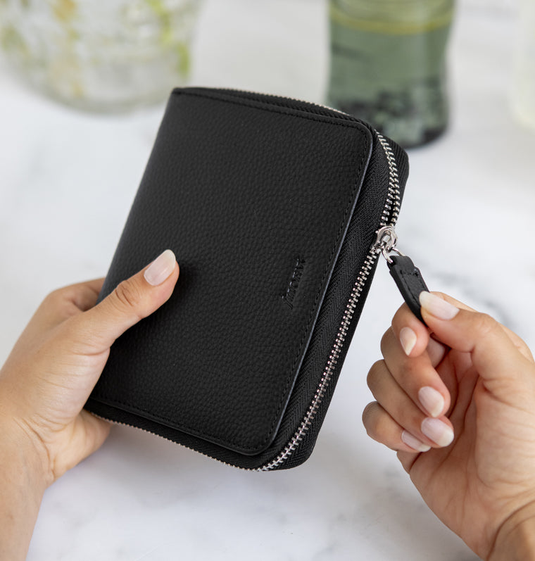 diář Norfolk Zip, Kapesní Compact Black