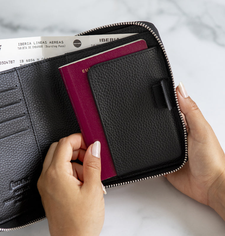 diář Norfolk Zip, Kapesní Compact Black