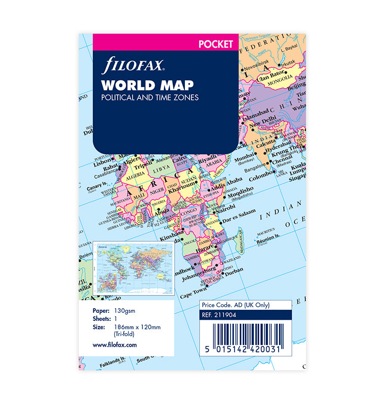 Mapa světa | Filofax – Filofax CZ