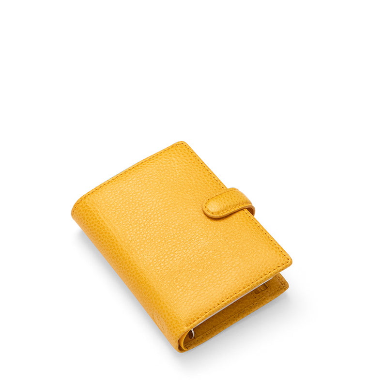 Finsbury Mini Leather Organiser in Mustard