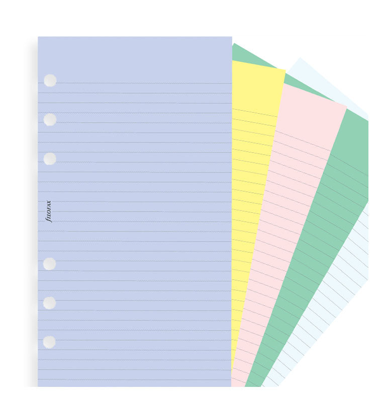 Mix barevných linkovaných a nelinkovaných papírů (value pack), Osobní